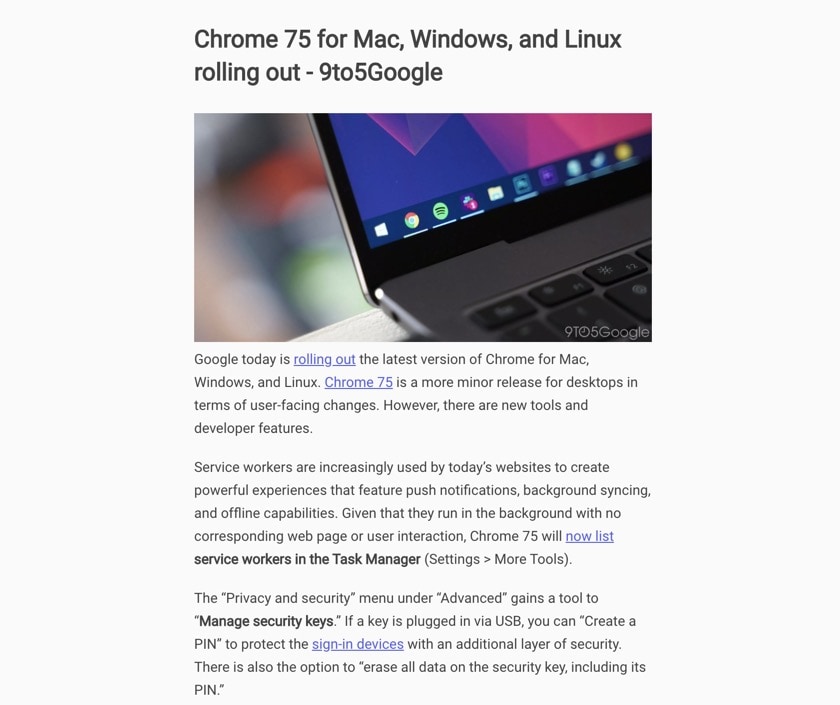 Google Chrome 75 Download Mac